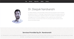 Desktop Screenshot of drnandvanshi.in